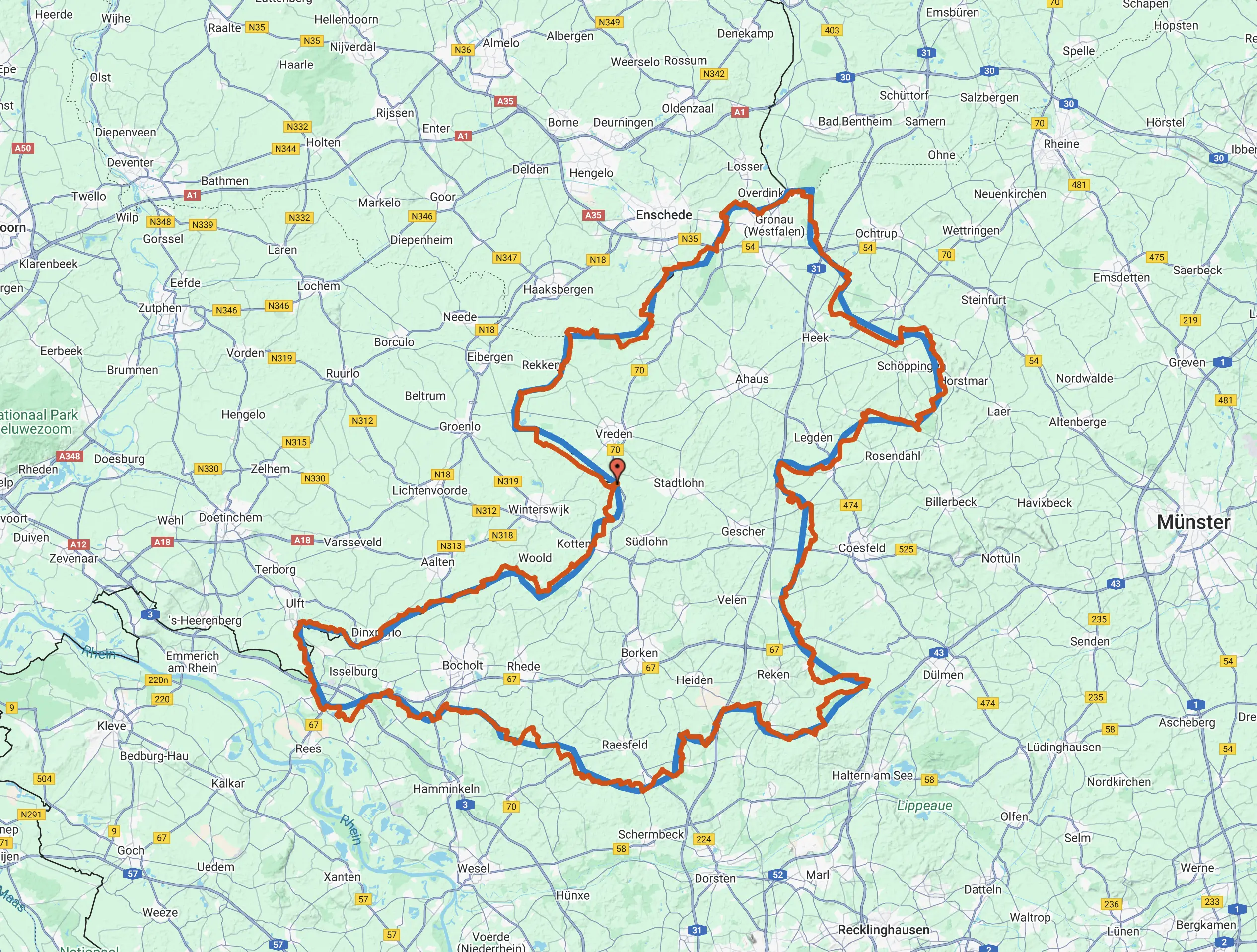 Kreis Borken Umrundung